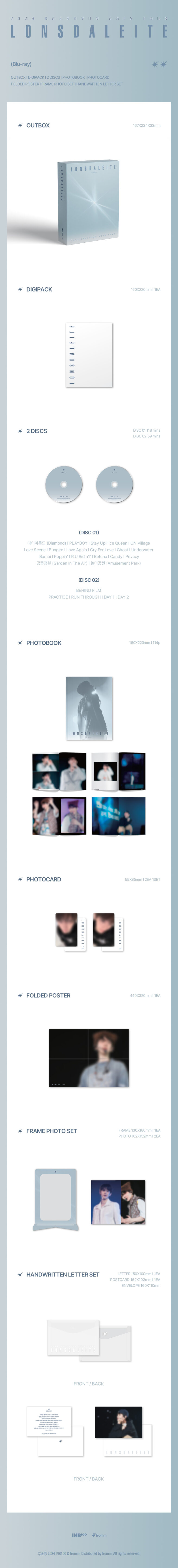 Baekhyun 2024 Asia Tour (Lonsdaleite) In Seoul (BluRay) Kpop.ro Shop